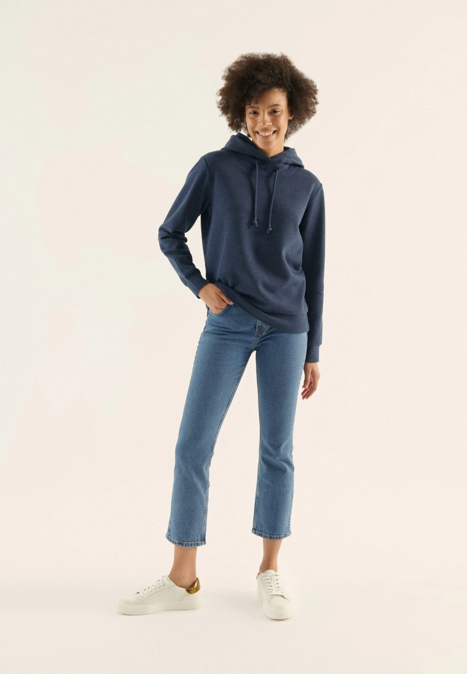 Anna Field Felpa Con CappuccioDark Blue/Mottled Blue Donna Felpe AN621J00P-K11 4 Anna Field Felpa Con CappuccioDark Blue/Mottled Blue Donna Felpe AN621J00P-K11 - immagine 2