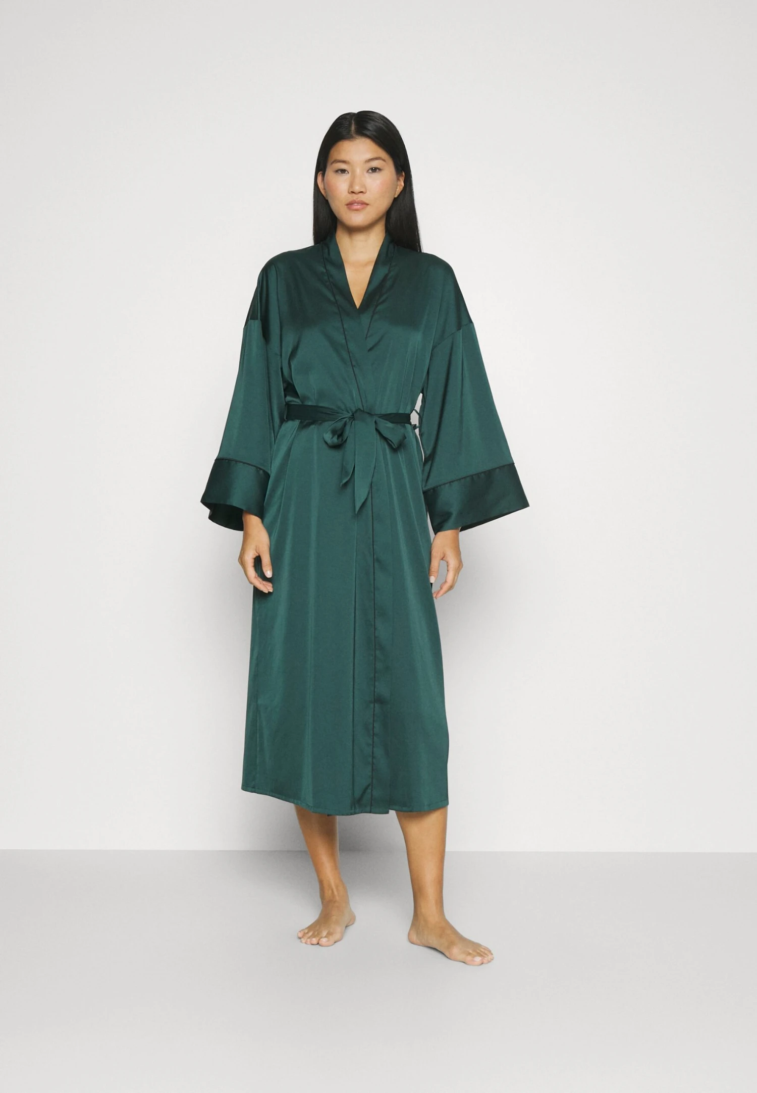 Anna Field AccappatoioDark Green Donna Intimo Notte E Loungewear AN681P09W-M11 3 Anna Field AccappatoioDark Green Donna Intimo Notte E Loungewear AN681P09W-M11