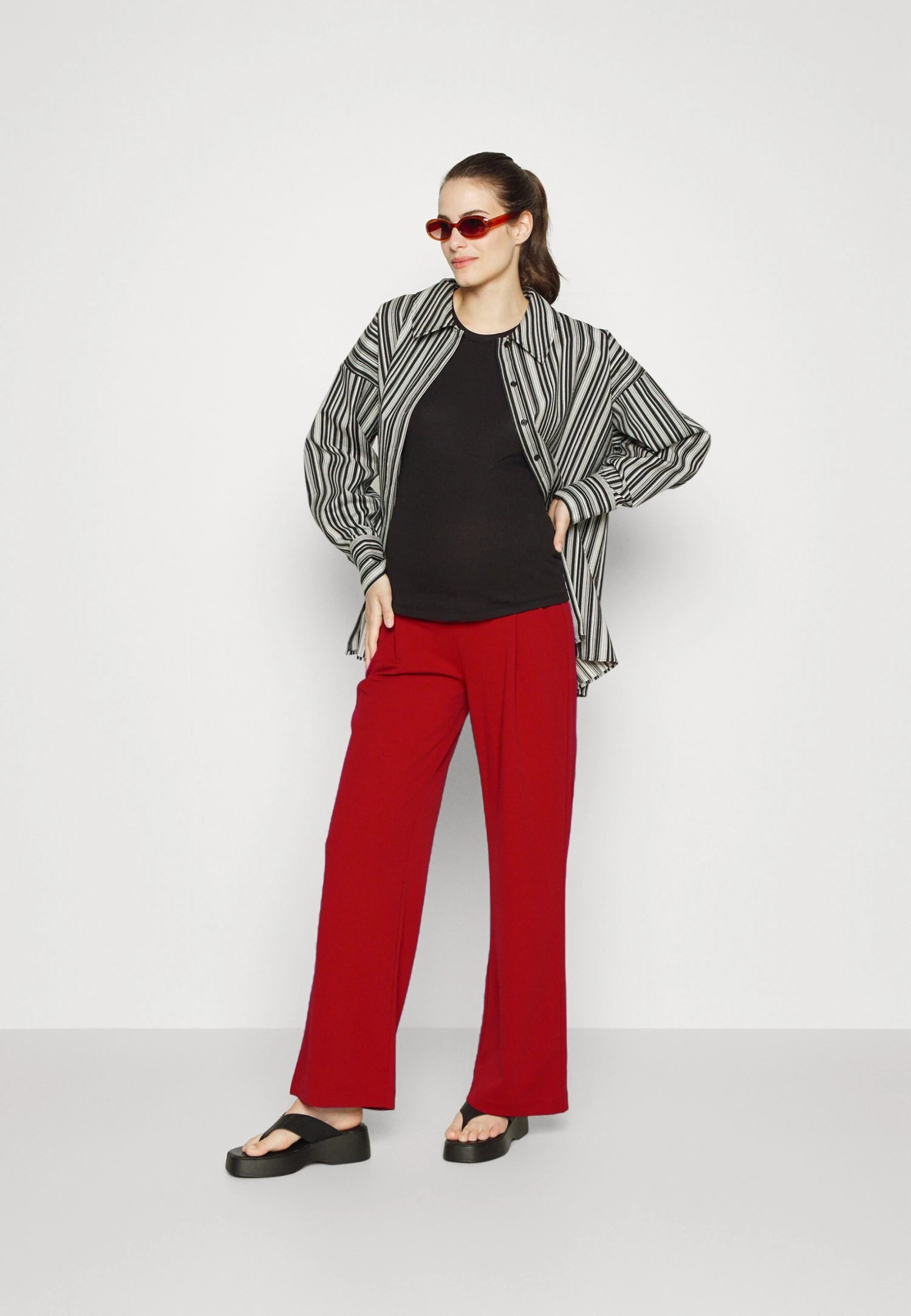 PantaloniDark Red Donna Pantaloni EX429B01R-G11 4 PantaloniDark Red Donna Pantaloni EX429B01R-G11 - immagine 2