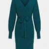 Anna Field Wrap V Ausschnitt Mini Strickkleid Mit GürtelTubinoDeep Teal Donna Vestiti AN621C1JZ-M11 1 Anna Field Wrap V Ausschnitt Mini Strickkleid Mit GürtelTubinoDeep Teal Donna Vestiti AN621C1JZ-M11 -Anna Field e8c1bdc054594d3a8e48661b797e174b