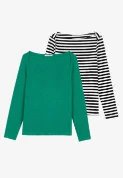 Anna Field 2 PackMaglietta A Manica LungaDark Green / Multi-Coloured Donna T-shirt E Top AN621D18H-M11 -Anna Field eb20d4307557419d89497bee5adedfbd