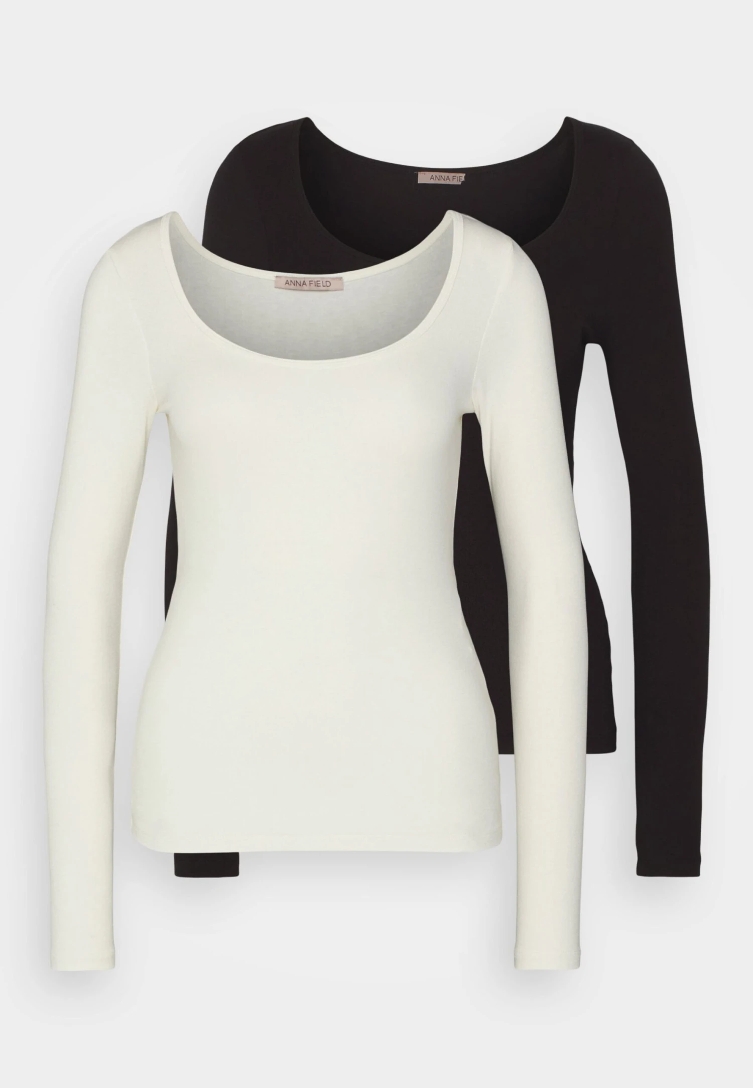 Anna Field 2 PackMaglietta A Manica LungaBlack/Off-White Donna T-shirt E Top AN621D19G-Q11 9 Anna Field 2 PackMaglietta A Manica LungaBlack/Off-White Donna T-shirt E Top AN621D19G-Q11 - immagine 7