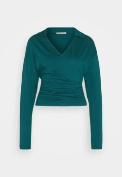 Anna Field Long Sleeve Wrap Blouse With Collar Maglietta A Manica LungaDark Green Donna T-shirt E Top AN621D1A8-M11 16 Anna Field Long Sleeve Wrap Blouse With Collar Maglietta A Manica LungaDark Green Donna T-shirt E Top AN621D1A8-M11 -Anna Field ebfbf747e0874e1c8cff5f4d960f0743