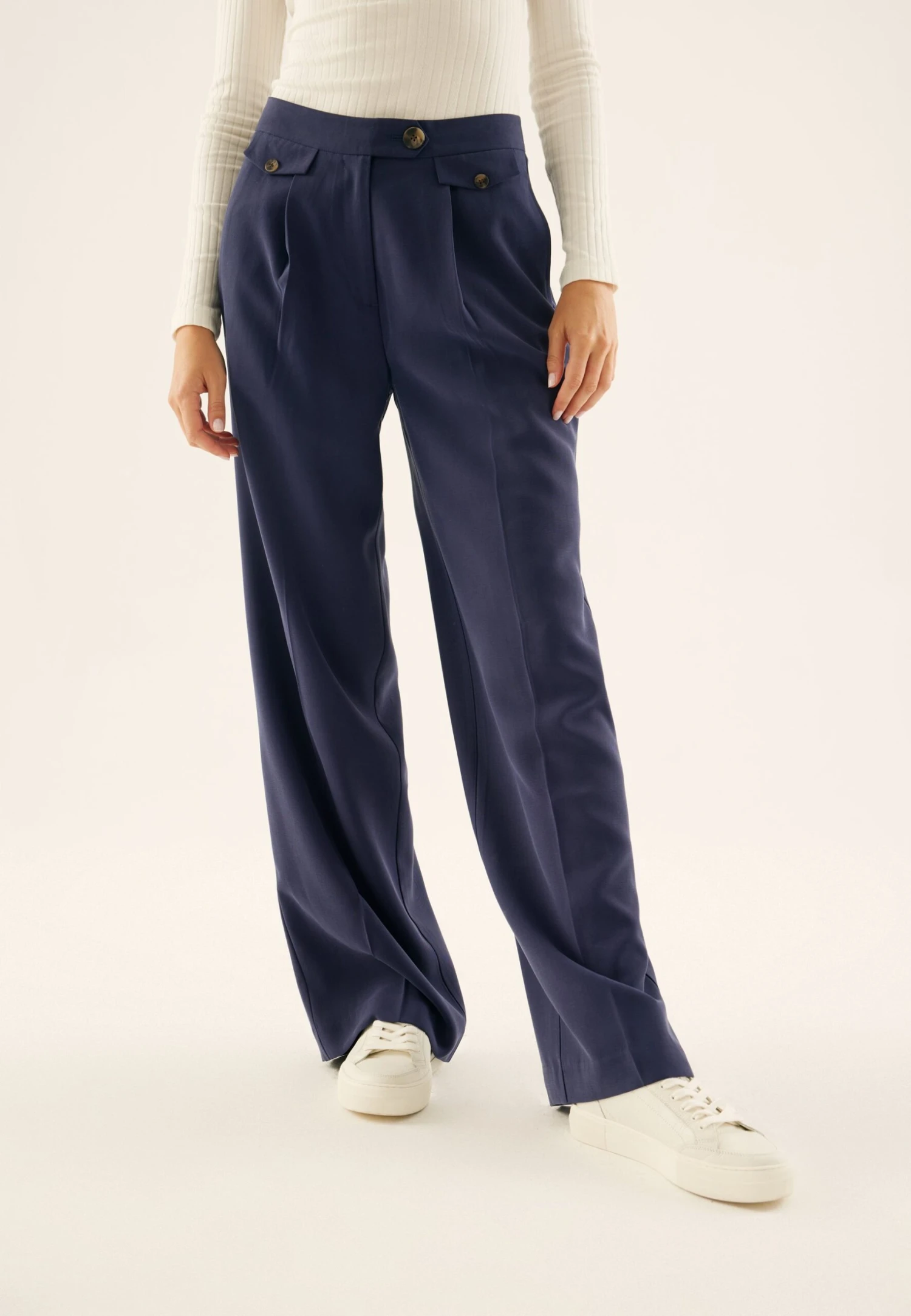 Anna Field PantaloniDark Blue Donna Pantaloni AN621A07V-K11 3 Anna Field PantaloniDark Blue Donna Pantaloni AN621A07V-K11