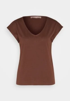Anna Field T-Shirt BasicDark Brown Donna T-shirt E Top AN621D0TQ-O11 12 Anna Field T-Shirt BasicDark Brown Donna T-shirt E Top AN621D0TQ-O11 -Anna Field f3a501a2e06c428d849529e25d7512d9