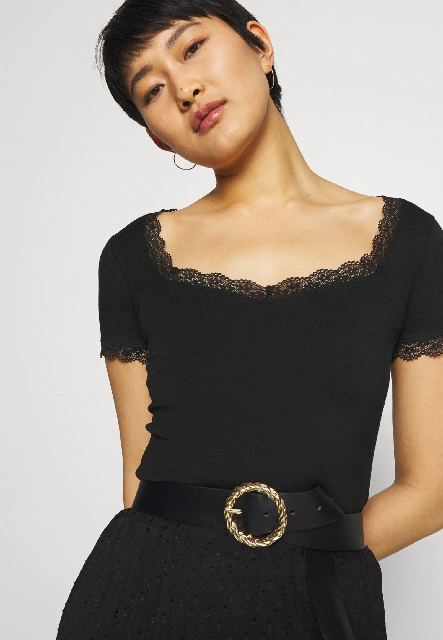 Anna Field T-Shirt BasicBlack Donna T-shirt E Top AN621D0YW-Q11 6 Anna Field T-Shirt BasicBlack Donna T-shirt E Top AN621D0YW-Q11 - immagine 4