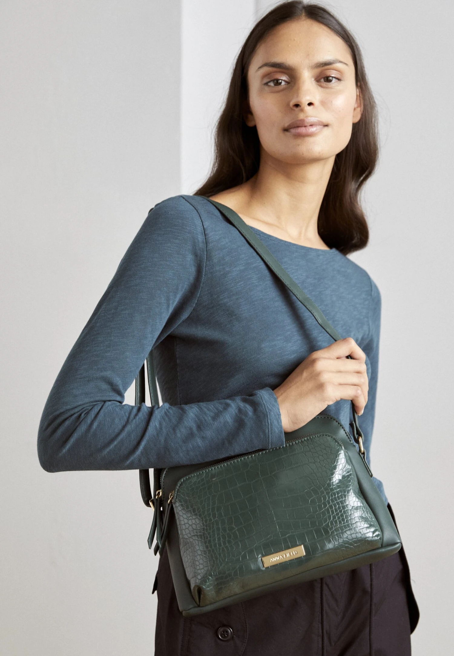 Anna Field Borsa A Tracolla - Dark Green 3 Anna Field Borsa A Tracolla - Dark Green